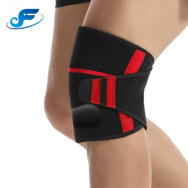 Professional silicone patella strap, shock-absorbing, breathable, adjustable patella knee brace for running, men and women, jump rope, tennis knee support