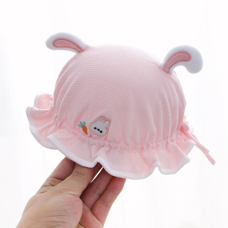 Sombrero para bebés primavera y otoño delgado pequeño mes de invierno bebé mujer lindo sombrero pescador sombrero para niños pequeños sombreros