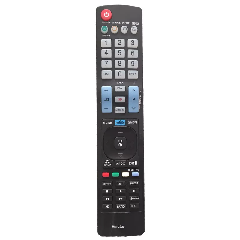 Совместимый универсальный пульт для ЖК-телевизора LG RM-L930, экспортная английская версия AKB73275693