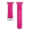 Apple style plastic head-rose red