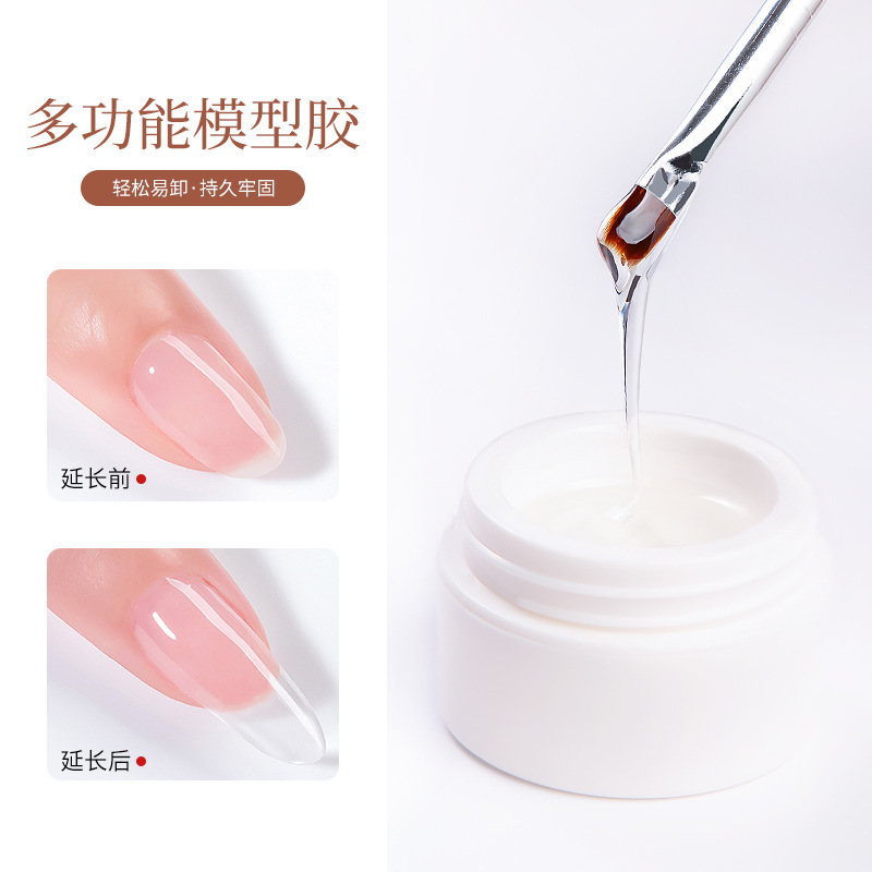네일 광선 요법 접착제 도매 SINA 확장 접착제 기본 접착제 모델 접착제 화이트 박스 광선 요법 투명 연장 접착제