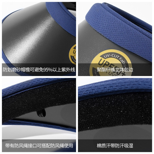 New Style Sun Hat, UV Protection, Anti-Ultraviolet, Open-Top Outdoor Sun Hat, Same as Late Night Model, Women's Sun Protection Hat