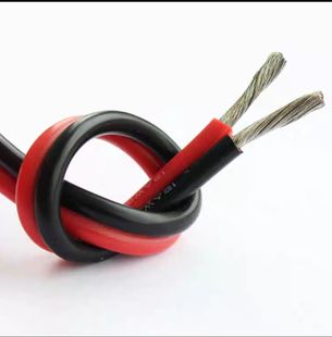 Special soft silicone high temperature parallel line 2P3P4P5P6P8P multi-core silicone parallel line 30*0.08 flame retardant red and black