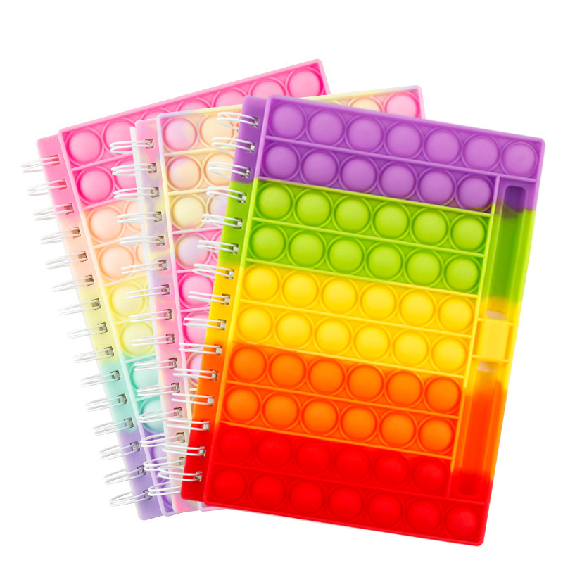 Ratón asesino pionero unicornio raspado cuaderno bobina hojas sueltas presionando burbuja ejercicio libro descompresión papelería libro