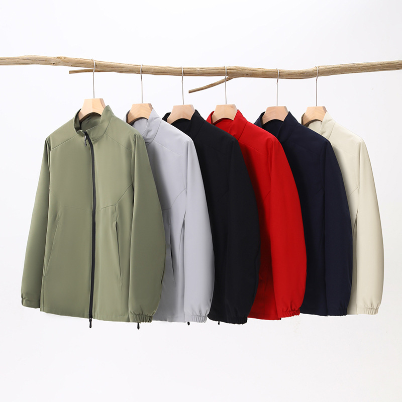 [Прямые продажи] Новые весенние и осенние куртки для мужчин и женщин новые куртки с воротником для отдыха ветровки на открытом воздухе