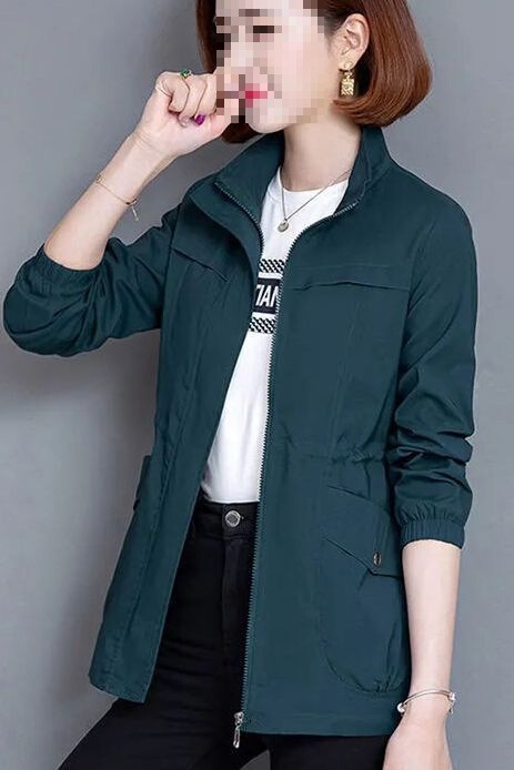 Women's Short Jacket for February and August, Mom Style, Versatile Plus-Size Jacket for Spring and Autumn, New Top