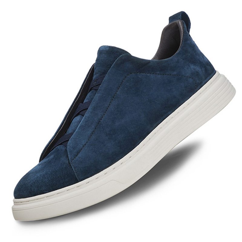 European Men's Shoes Made of First-Layer Pigskin, Size 47, Men's Leather Shoes, Cross-Border Large Size Men's Loafers, Foreign Trade Trendy Casual Shoes