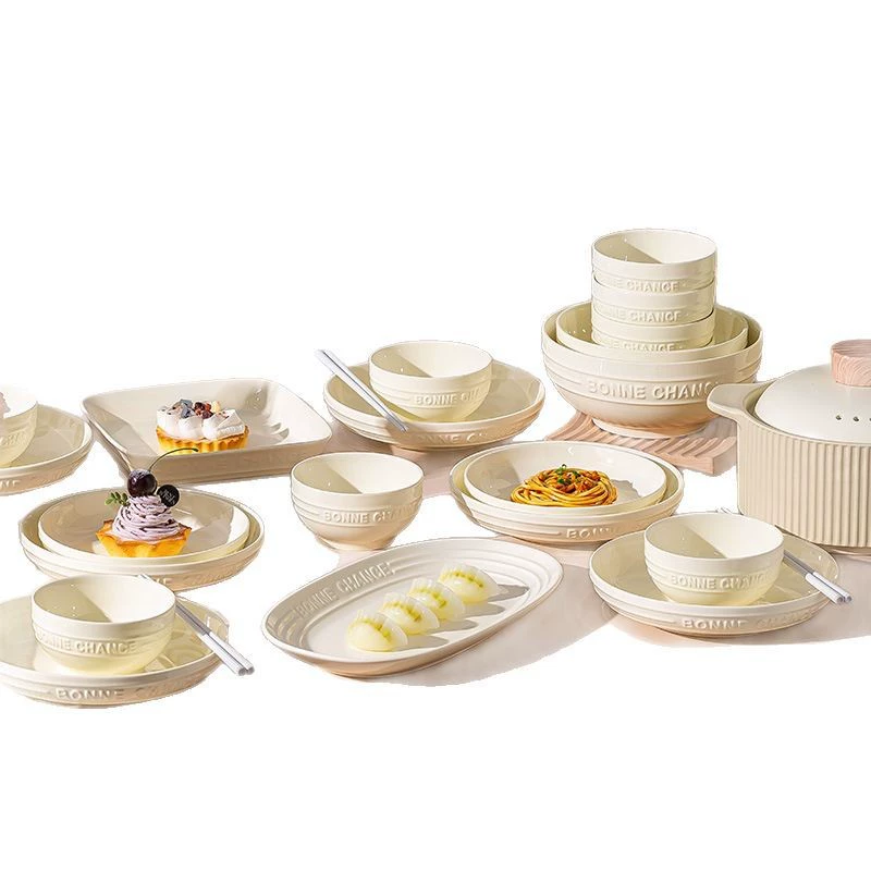 High quality tableware, cream set, soup bowl, increased thickness
