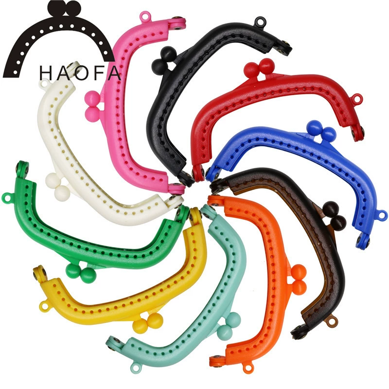 Специальная Акция: одно ухо 8,5 см изогнутый пластиковый рот конфеты цвет смолы рот золото Macaron цвет сумка