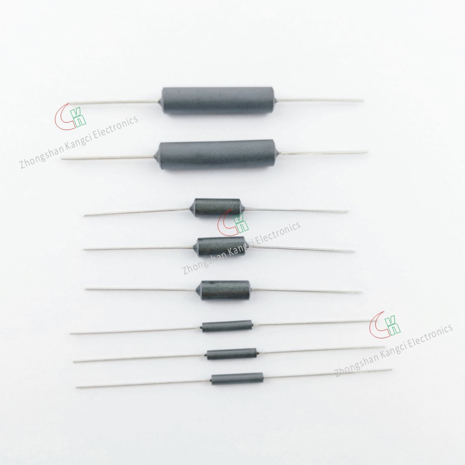 厂家生产接脚棒形磁芯卧式一字接针磁棒ROO5*20两边接针磁棒