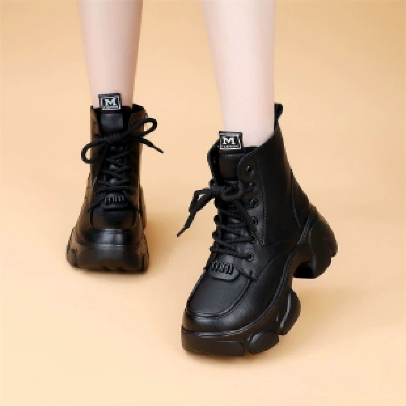 Зимние ботинки в стиле Martens с платформой, британский дизайн, 35–40, опция тёплой подкладки