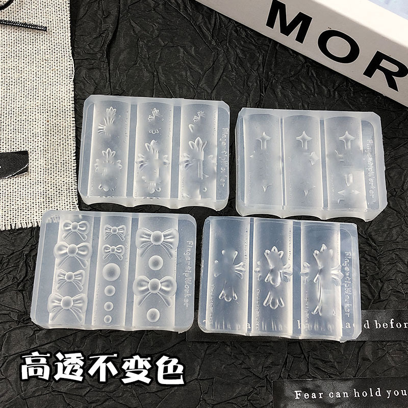 Cool Handmade DIY Nail Art Decoration High-Transparency Cross Gothic Style Nail Mold Embossed New Nail Decoration Cool Handmade DIY Nail Art Decoration High-Transparency Cross Gothic Style Nail Mold Embossed New Nail Decoration