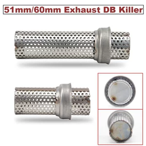 Motosiklet üçün modifikasiya edilmiş 51mm 61mm səsboğucu tənzimləyici qaz borusu