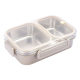 304 stainless steel lunch box student office worker anti-string smell lunch box children portable compartment sealed lunch box