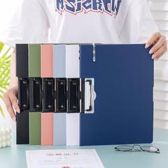 A4 Single-Sided Clip Horizontal Folder Student Office Supplies Exam Folder Document Organizer Notebook Writing Pad Logo Printing