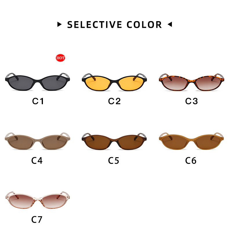 22g Weight Full Frame Glasses Structure Sunglasses Classification Ac, UV400 Protection Lens Material Oval Frame Glasses Style Travel, Party, Stage Occasion Solid Color Pattern Unisex Gender Elegant, Simple Style Style Black Color Elegant Simple Style Solid Color Ac UV400 Protection Oval Frame Full Frame Women's Sunglasses 9