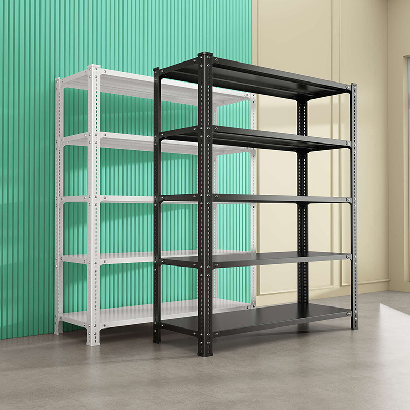 Estantes domésticos estanterías multicapa terraza cocina almacén sótano estantería de mercancías hierro ángulo