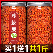新疆沙棘果干干果颗粒鲜果油内蒙茶中果粉批发
