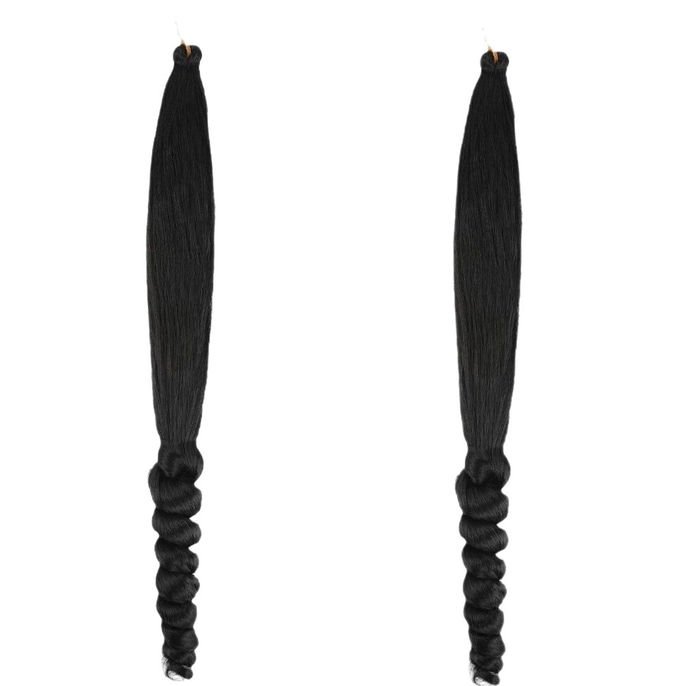 Peluca, gancho femenino, cabello, cuentas, trenzas en espiral rizadas, crochet, ondas de alta temperatura, trenzas degradadas, extensiones de cabello