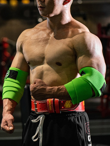 PROSUPPS Fitness Elbow Wrist Straps for Men, Wrapping Elastic Band, Heider Powerlifting Bench Press Deadlift Guard