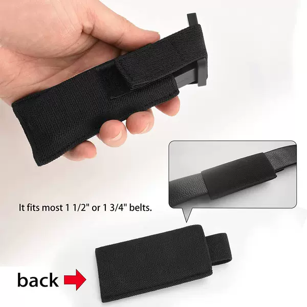 Outdoor Tactical Elastic 9mm Magazine Holder M5 Mini Flashlight Holder Single Joint Magazine Bag Military Fan Vest Accessory Bag