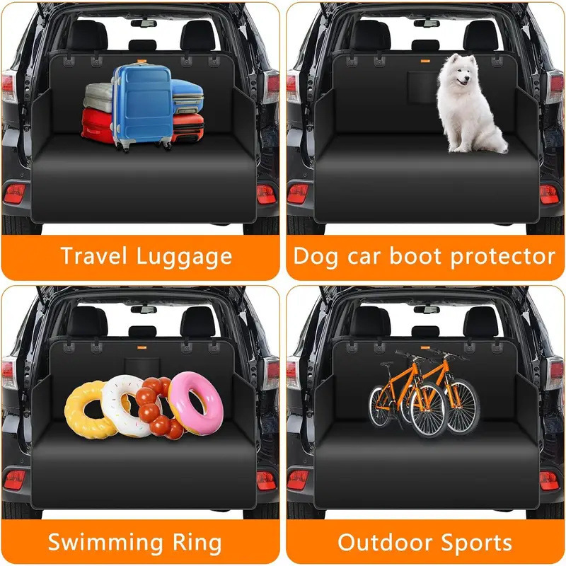 Cross-Border Car Trunk Pet Mat Waterproof Oxford Cloth Suv Car Anti-Dirt Mat Cat and Dog Pet Car Mat