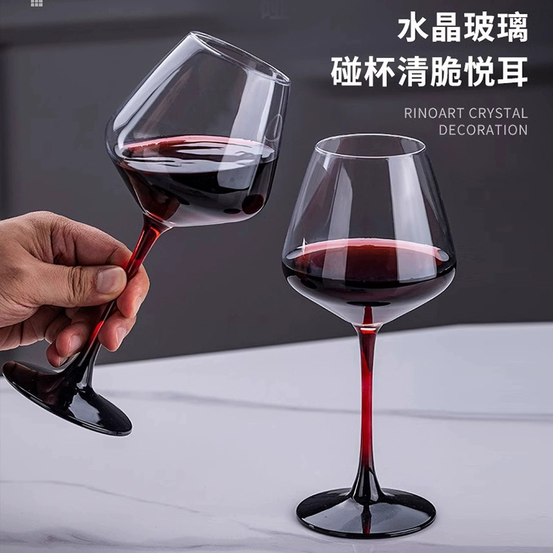 ✅Red wine rack ornaments light luxury red wine glass rack upside down new style goblet creative storage rack diagonal rack