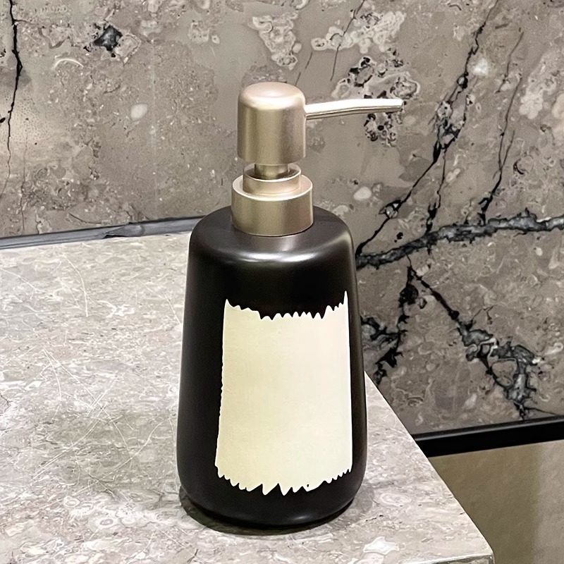 名宿洗手液瓶子简约按压瓶洗发水沐浴露分装瓶洗手液瓶大容量