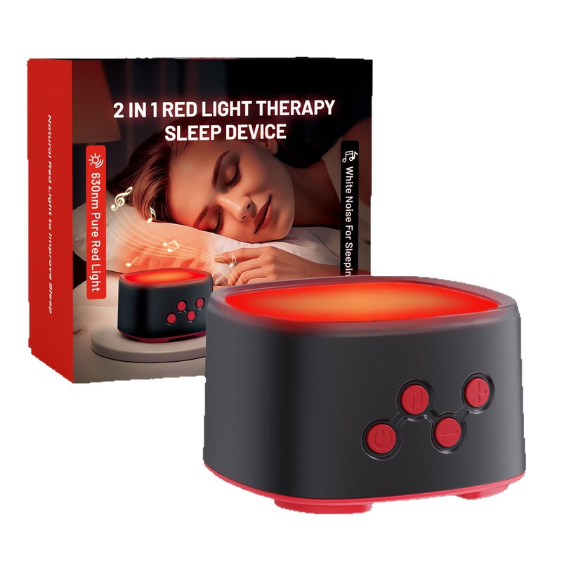 跨境新品红光睡眠设备630nm纯光灯睡眠辅助白噪音红光睡眠仪|undefined