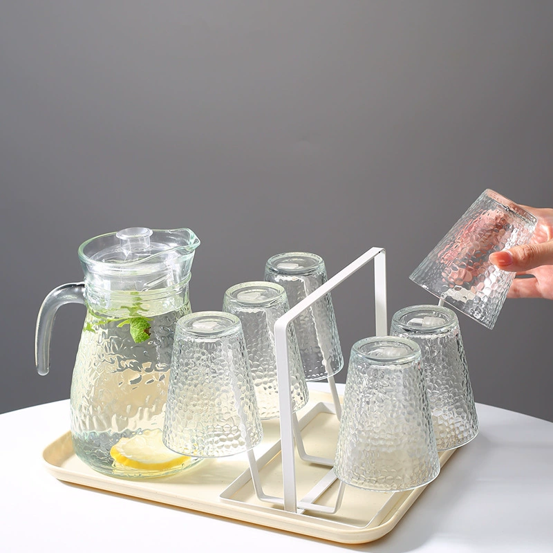 Set, teapot, capacious high quality glass tea, simple and elegant design