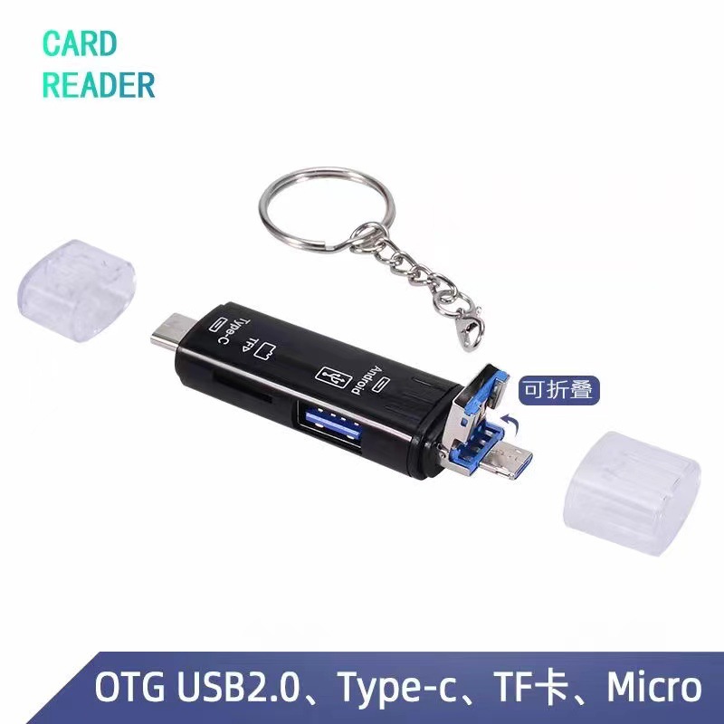 new pattern One high speed mobile phone computer Reader TF USB drive apply Android Huawei typec OTG card reader