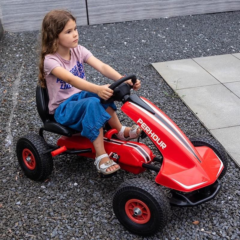 Children's Four-Wheel Go-Kart Pedal Bicycle Large and Small Fitness Sports Stroller Baby Child Pedal Toy Car