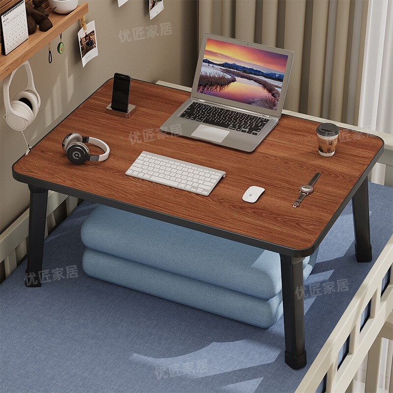 Small desk for home office use, foldable, suitable for writing and studying, ideal for college dorms, and designed for laptops, with a minimalist style Small desk for home office use, foldable, suitable for writing and studying, ideal for college dorms, and designed for laptops, with a minimalist style