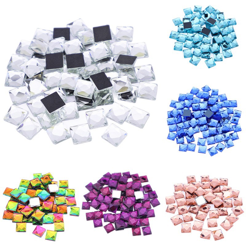 Cristales de Vidrio Cuadrados para Calzado, Ropa y Accesorios DIY image 6