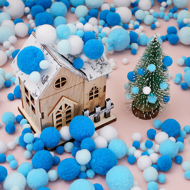 カラフルなポリエステル高弾性ぬいぐるみボール diy ジュエリーアクセサリー手作りぬいぐるみ装飾材料|undefined