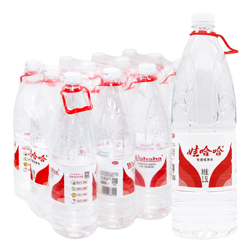 Air yang dimurnikan 1,5 l * 12 botol/kotak (kemasan film plastik)