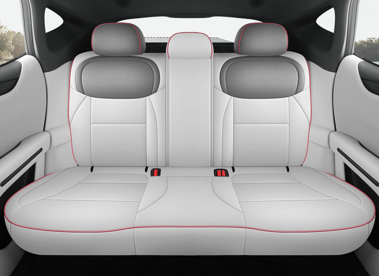 Xiaopeng MONA L03 Special Car Seat Cover, All-Season Universal Full-Coverage Cushion, Leather Breathable Perforated Seat Cover