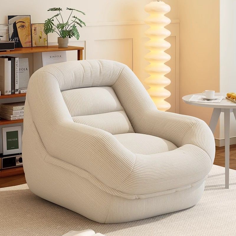 Lazy Sofa Can Lie down and Sleep on the Nest Small Sofa Tatami Balcony Bedroom Living Room Single French Retro Lounge Chair