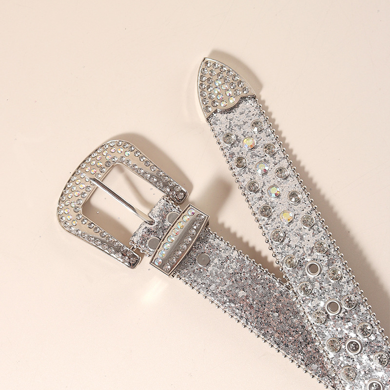 mit Pailletten-Strasssteinen, Herren-Rock-Nachtclub-Persönlichkeitsgürtel, breiter Modetrend-Punk-Internet-Promi-Gürtel für Männer_voghion.com