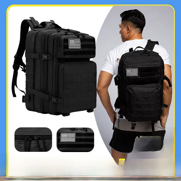 Customized Backpack Oxford Cloth Large Capacity Real Person CS Outdoor Tactical Backpack Mountaineering Hiking Backpack Manufacturers Strictly Selected