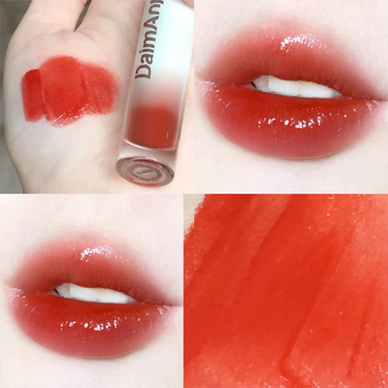 Блеск для губ Glossy Lip Gloss (Daimanpu) — зеркальный эффект, интенсивное увлажнение, дизайн медведя, 25 г