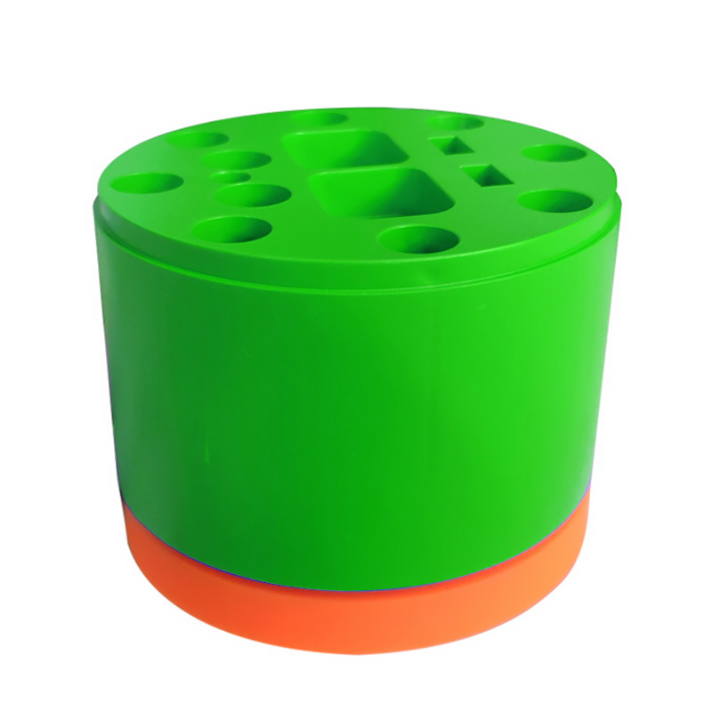 360度磁性旋转收纳工具盒 螺丝刀镊子高硬度塑胶不锈钢底座收纳盒