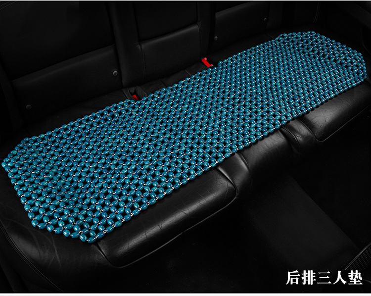 Summer Car Seat Cushion Seat Cushion Wooden Beads Ventilated and Breathable Car Mat Summer Butt Cushion Truck Seat Cover Wholesale