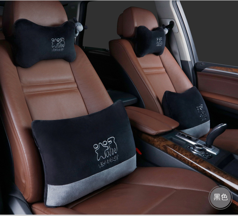 Aichewu Car Headrest, Neck Pillow, Car Cushion, Cute Cartoon Car Pillow, Car Driving Cervical Spine Supplies