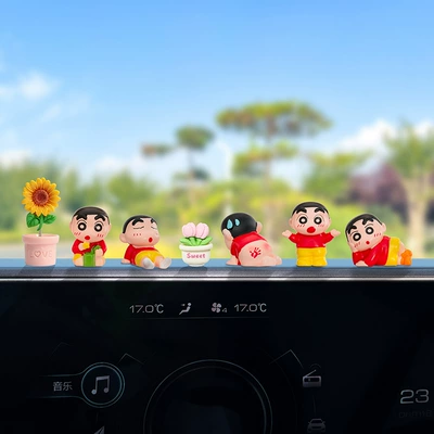 Screen Office Car Decorations – Car ornaments - multiple-options-available-see-details-page-cute-3d-trendy-toys-5-types-tulips-sunflower-potted-plants-free-traceless-stickers