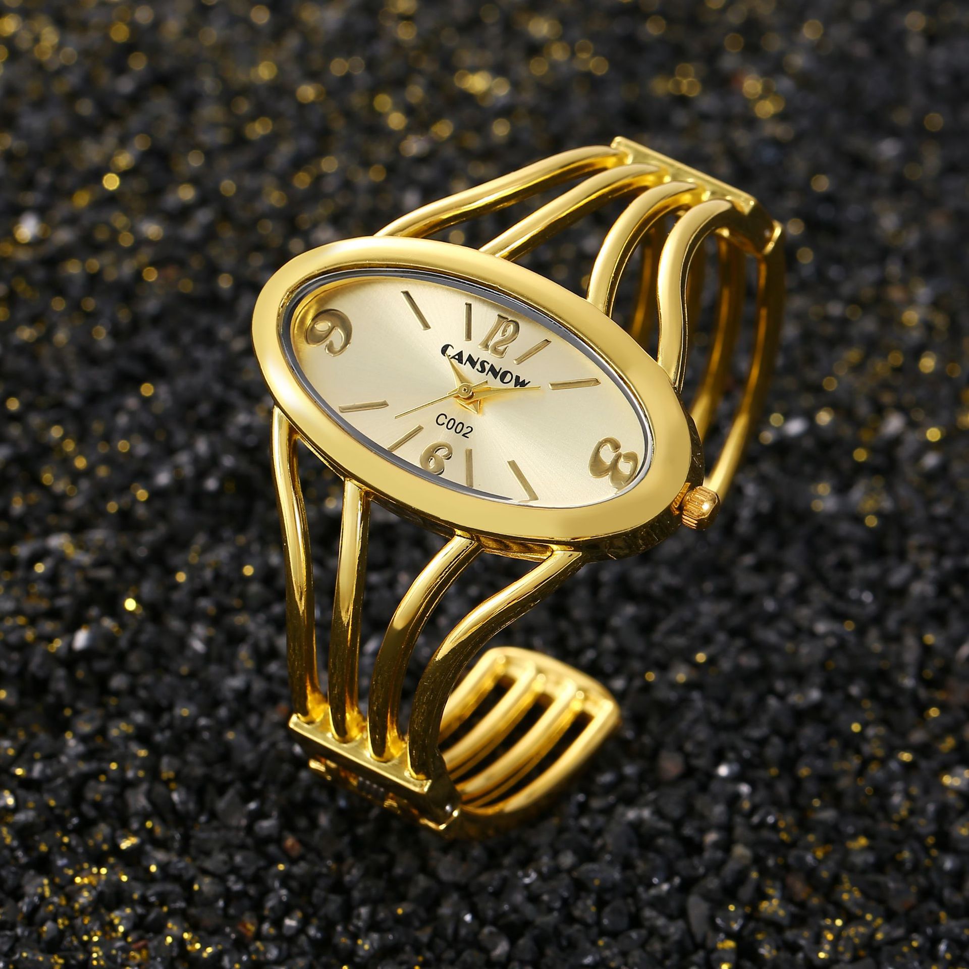 90g Weight Ordinary Glass Mirror Material Alloy Strap Material Watch Classification Pointer+Number Display Type Oval Dial Shape Business Occasion Quartz Movement Oval Pattern All Seasons Season Men's Gender Vintage Style, Classic Style Style Vintage Style Classic Style Oval Alloy Strap Quartz Watch 5