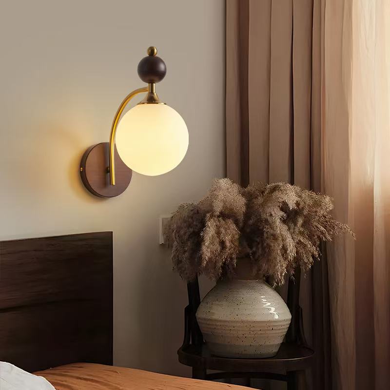 Wall Lamp Bedroom Bedside Lamp Antique Style Retro Room Study Aisle Corridor Foyer Living Room Wall Lamps