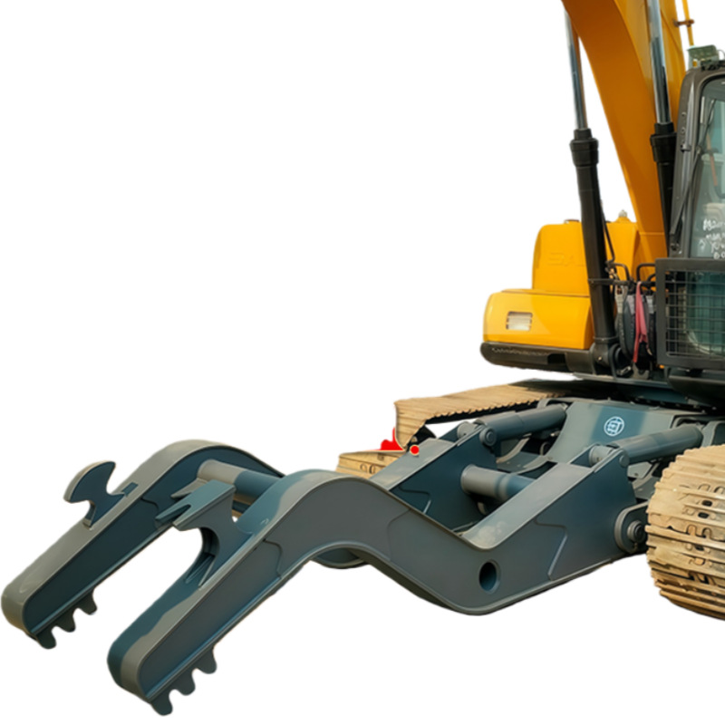 Excavadora reconstruida brazo de prensado desmontaje mecanizado desmontaje de abrazaderas de prensado de desecho reciclaje desmontaje marco de prensado de excavadora
