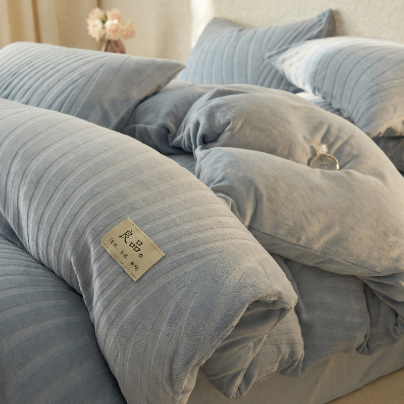 Cuatro piezas con curvas anchas - Azul claro