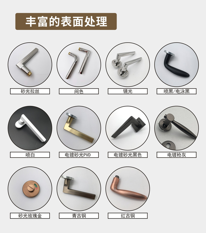 丰富的表面处理